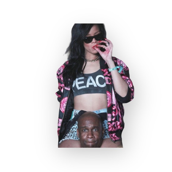 RP 4 LF ➤ Rihanna‘s Ragged Priest ➤ Levi's® Red Tab Cut Off Studs Shorts ➤ Navy - Picture 2 of 16